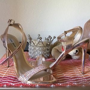 Rose gold heels
